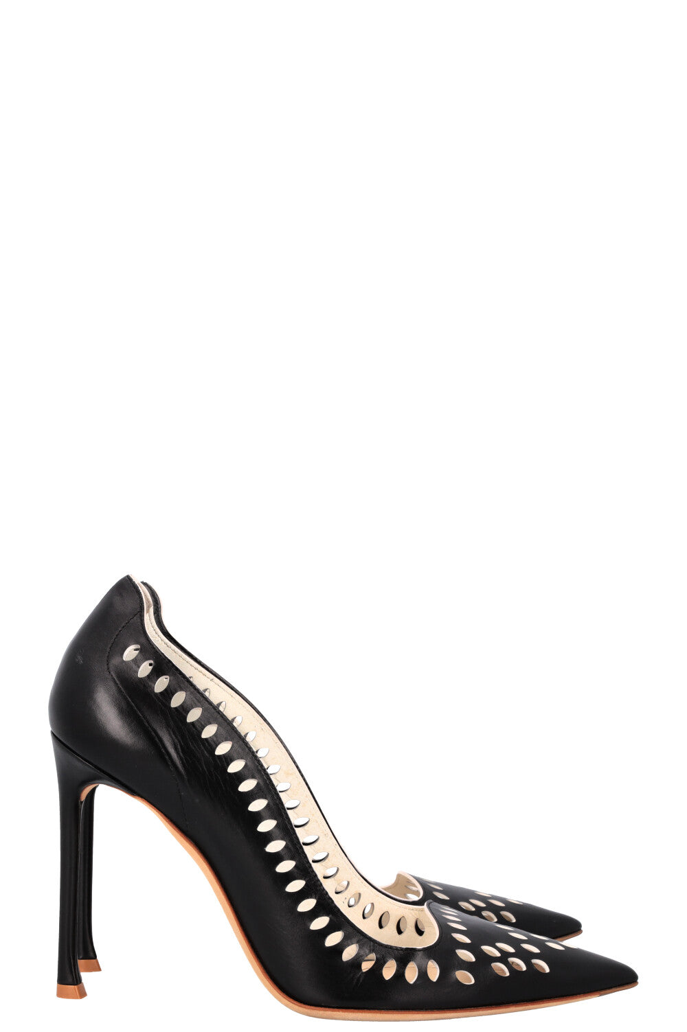 CHRISTIAN DIOR Cutout Heels Black