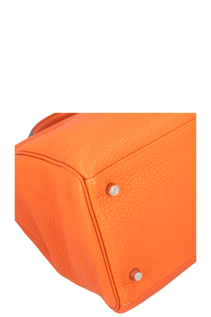 HERMÈS Kelly 40 Togo Orange