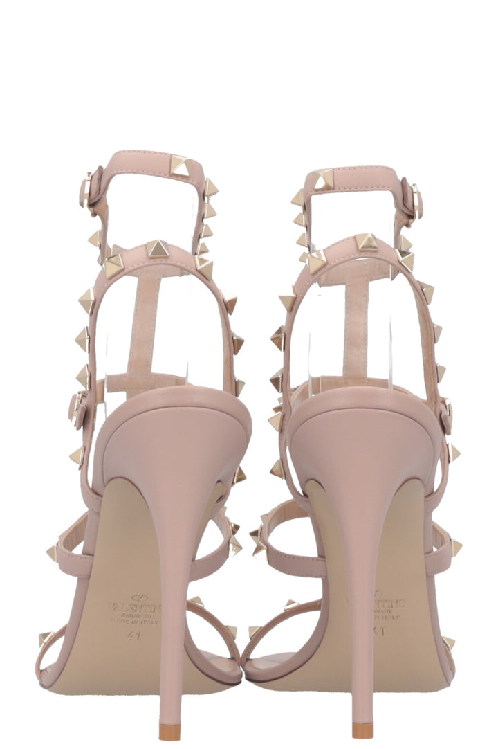 VALENTINO Rockstud Heels Leather Nude