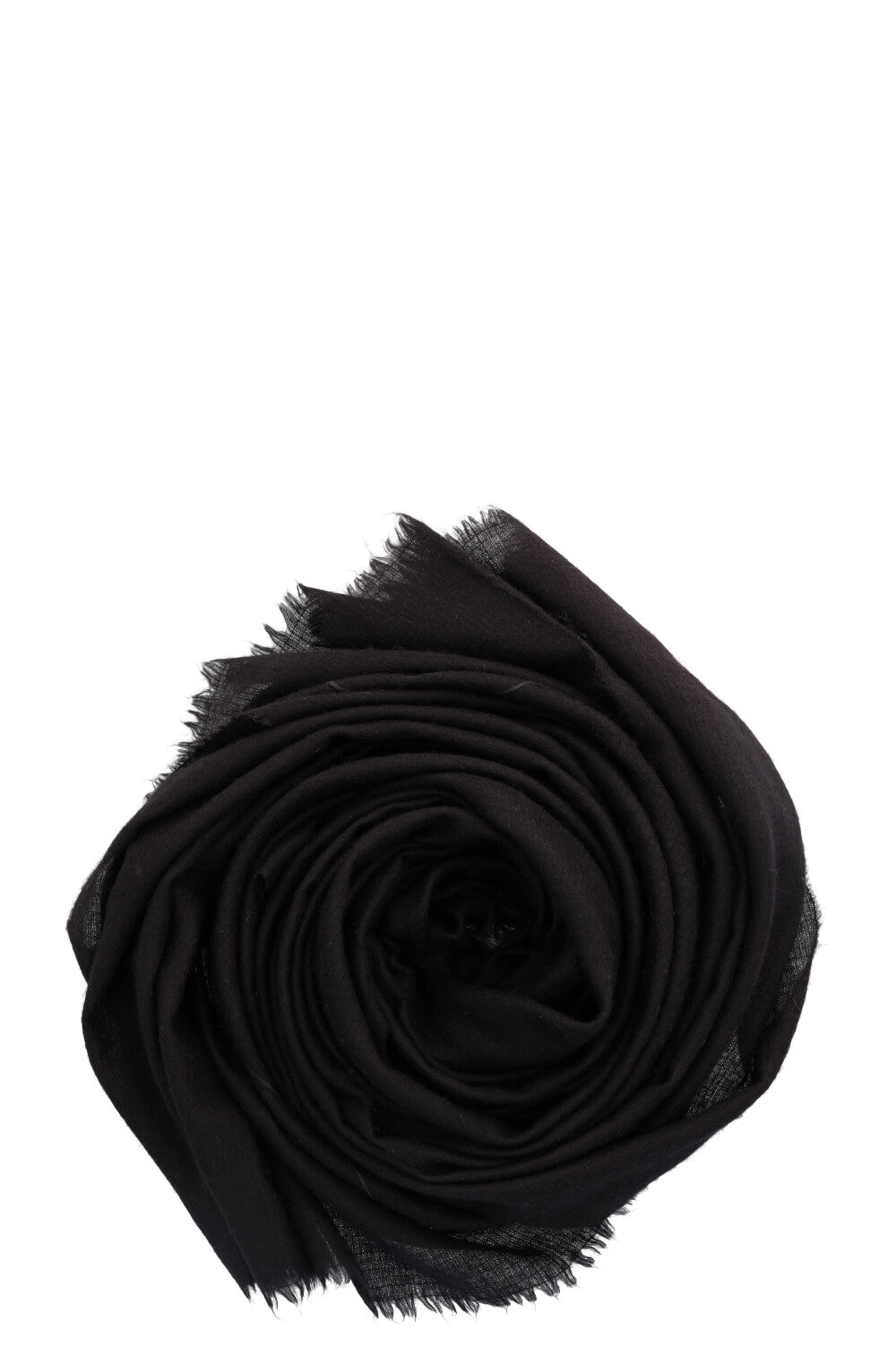 CHANEL CC Scarf Cashmere Black