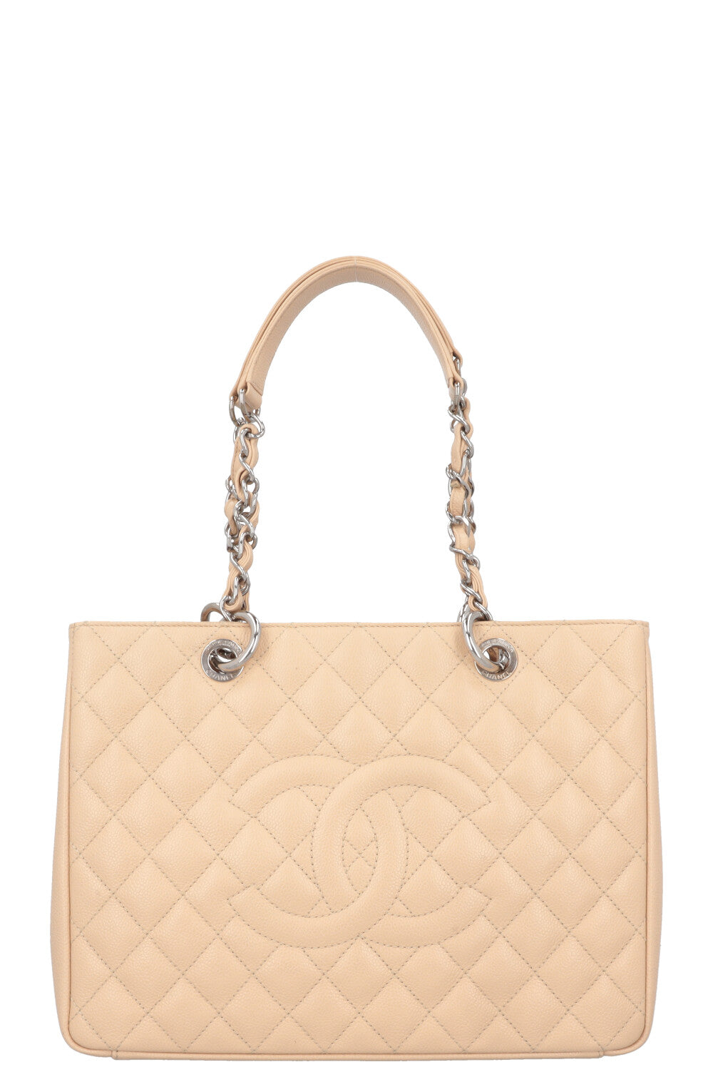 CHANEL GST Caviar Beige