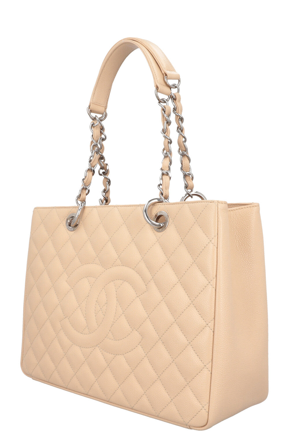 CHANEL GST Caviar Beige