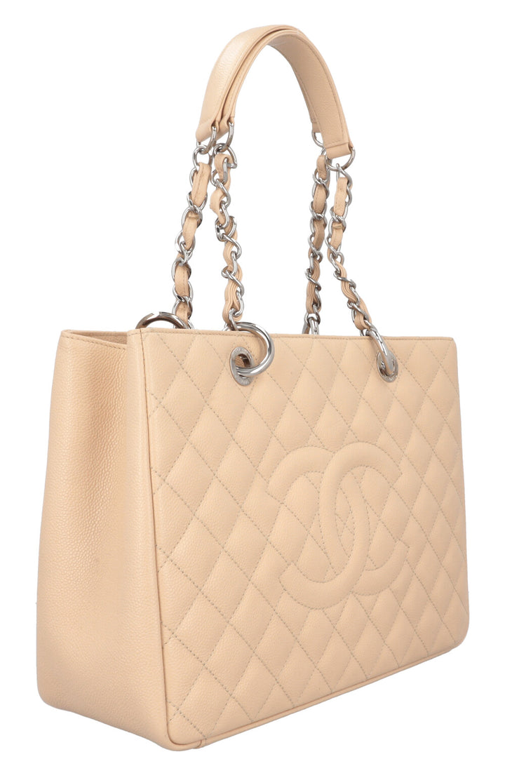 CHANEL GST Caviar Beige