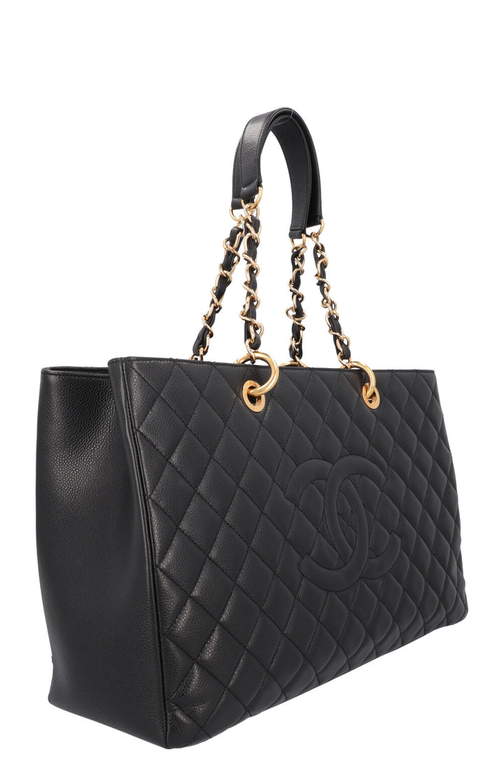 CHANEL GST Tote Bag Caviar Black