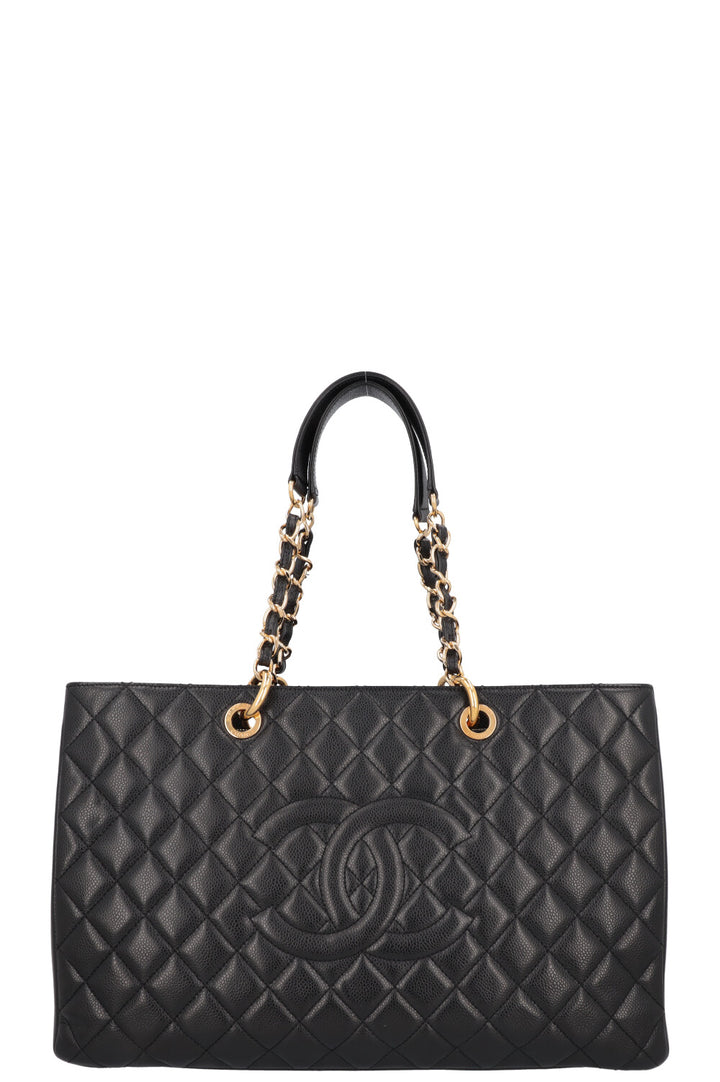 CHANEL GST Tote Bag Caviar Black