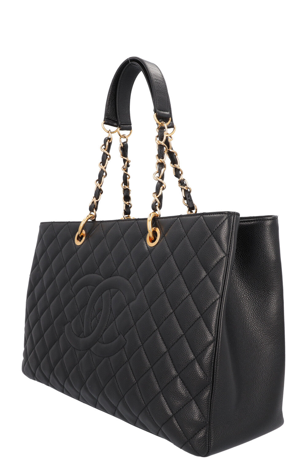 CHANEL GST Tote Bag Caviar Black