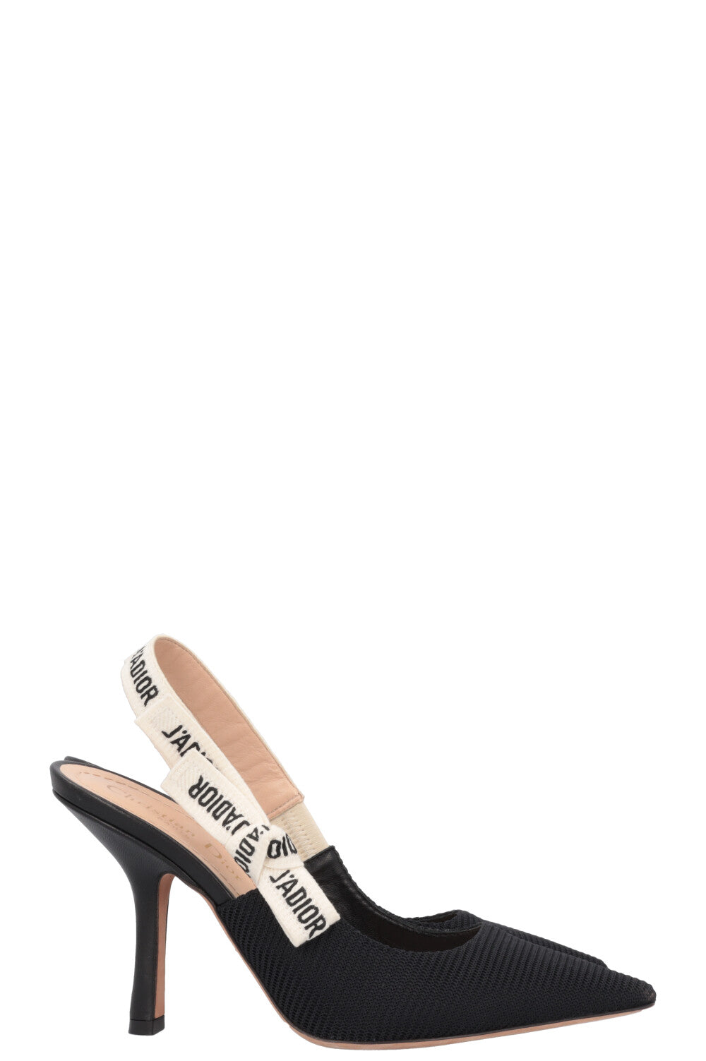 CHRISTIAN DIOR J Adior Slingback Heels Black REAWAKE