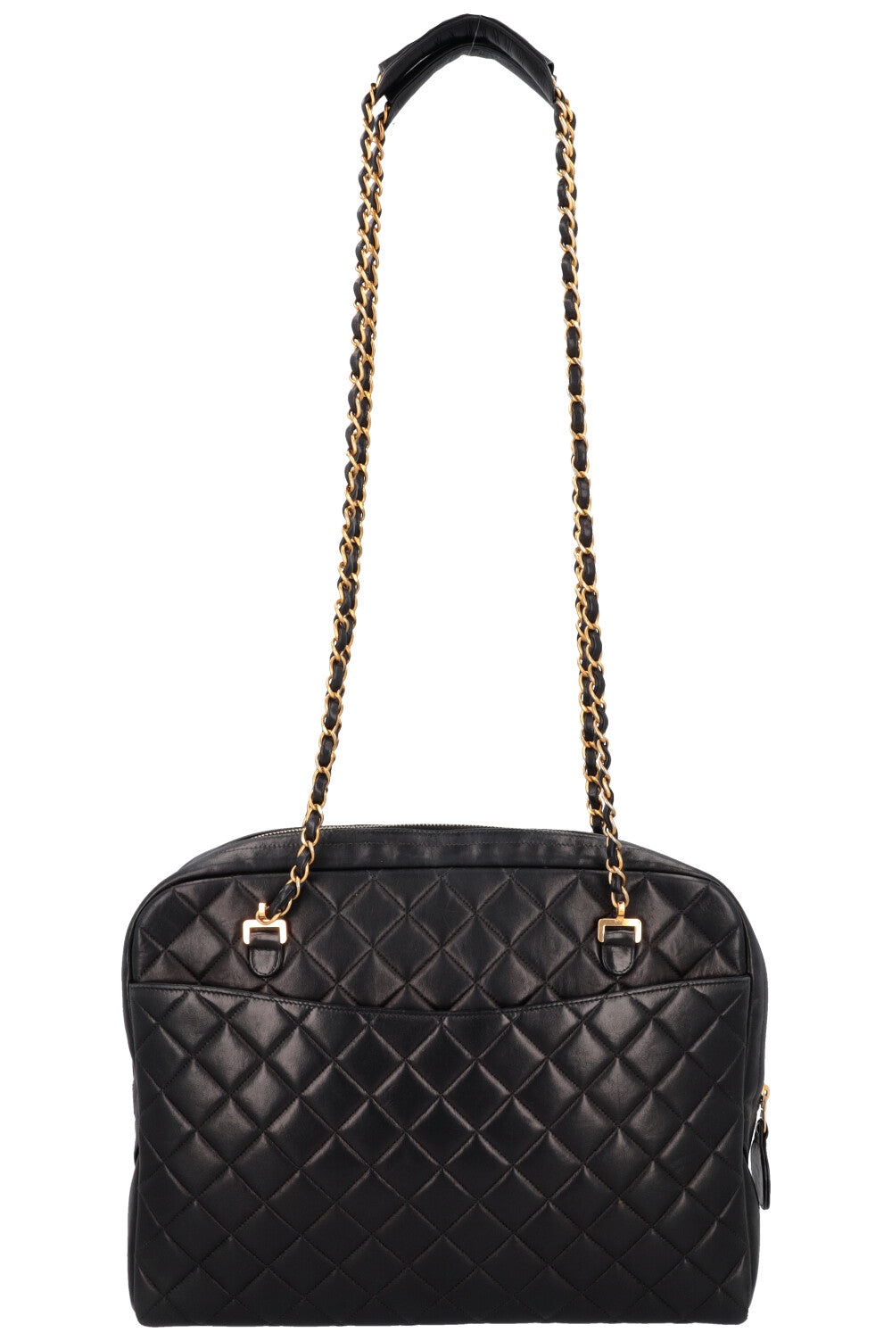 CHANEL Large Quilted Bag Black