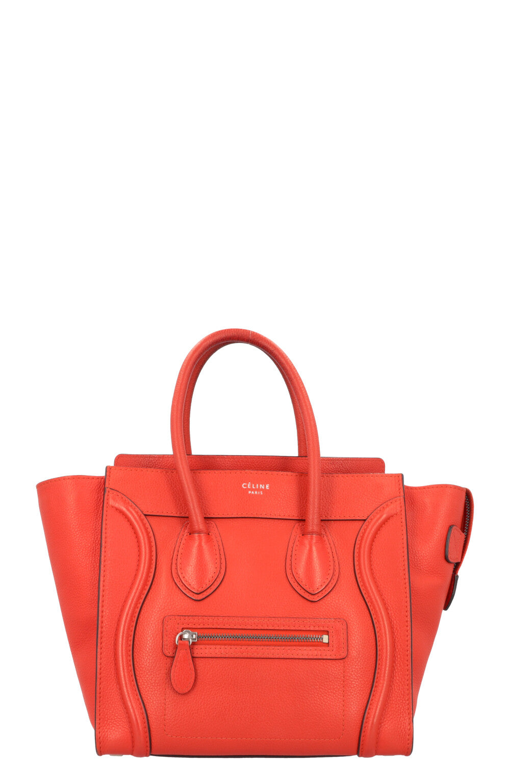 CÉLINE Micro Luggage Orange