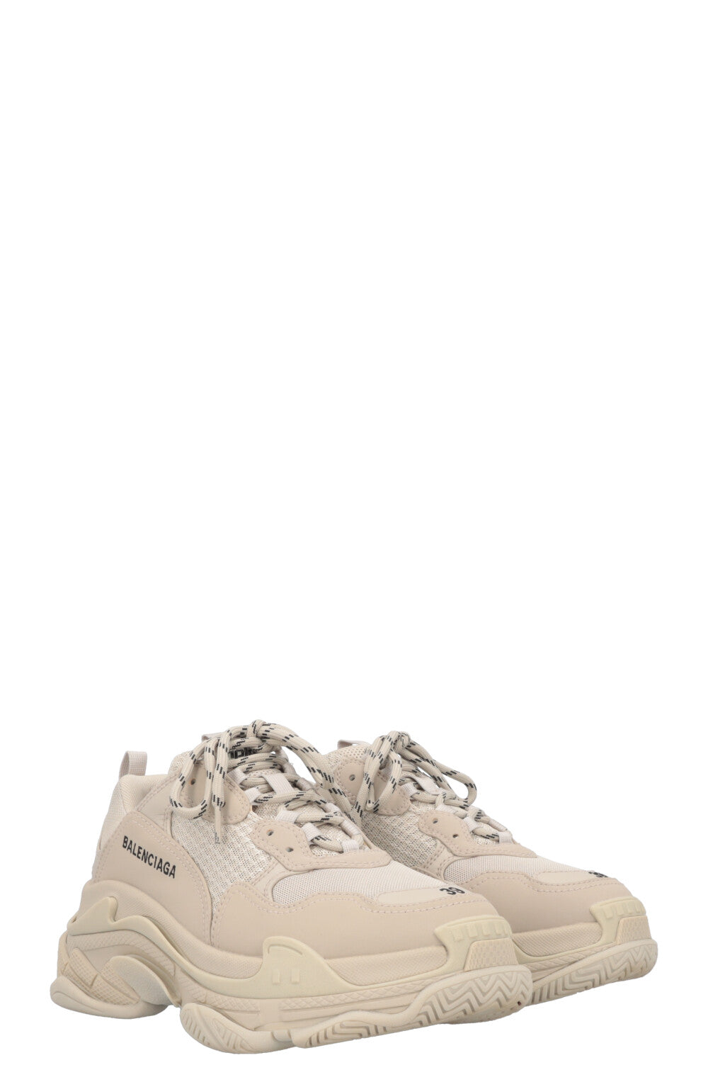 BALENCIAGA Triple S Sneakers Greige