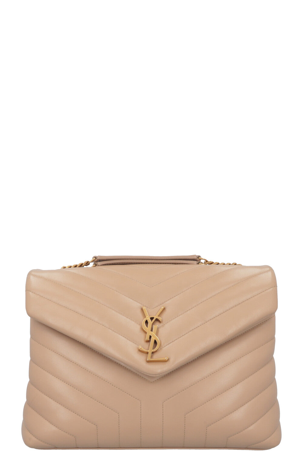 SAINT LAURENT LouLou Medium Beige