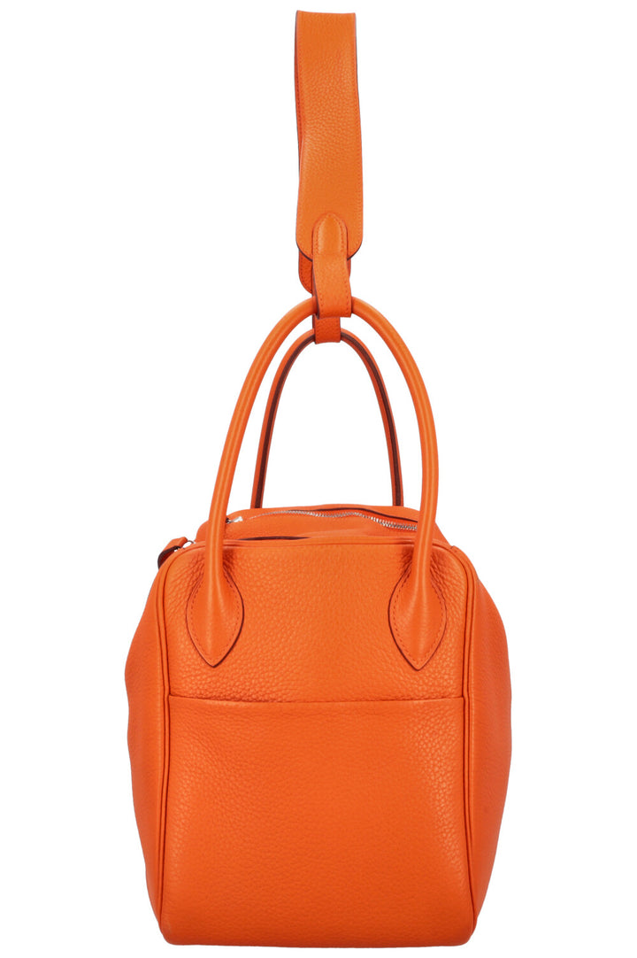 HERMÈS Lindy 34 Clemence Orange