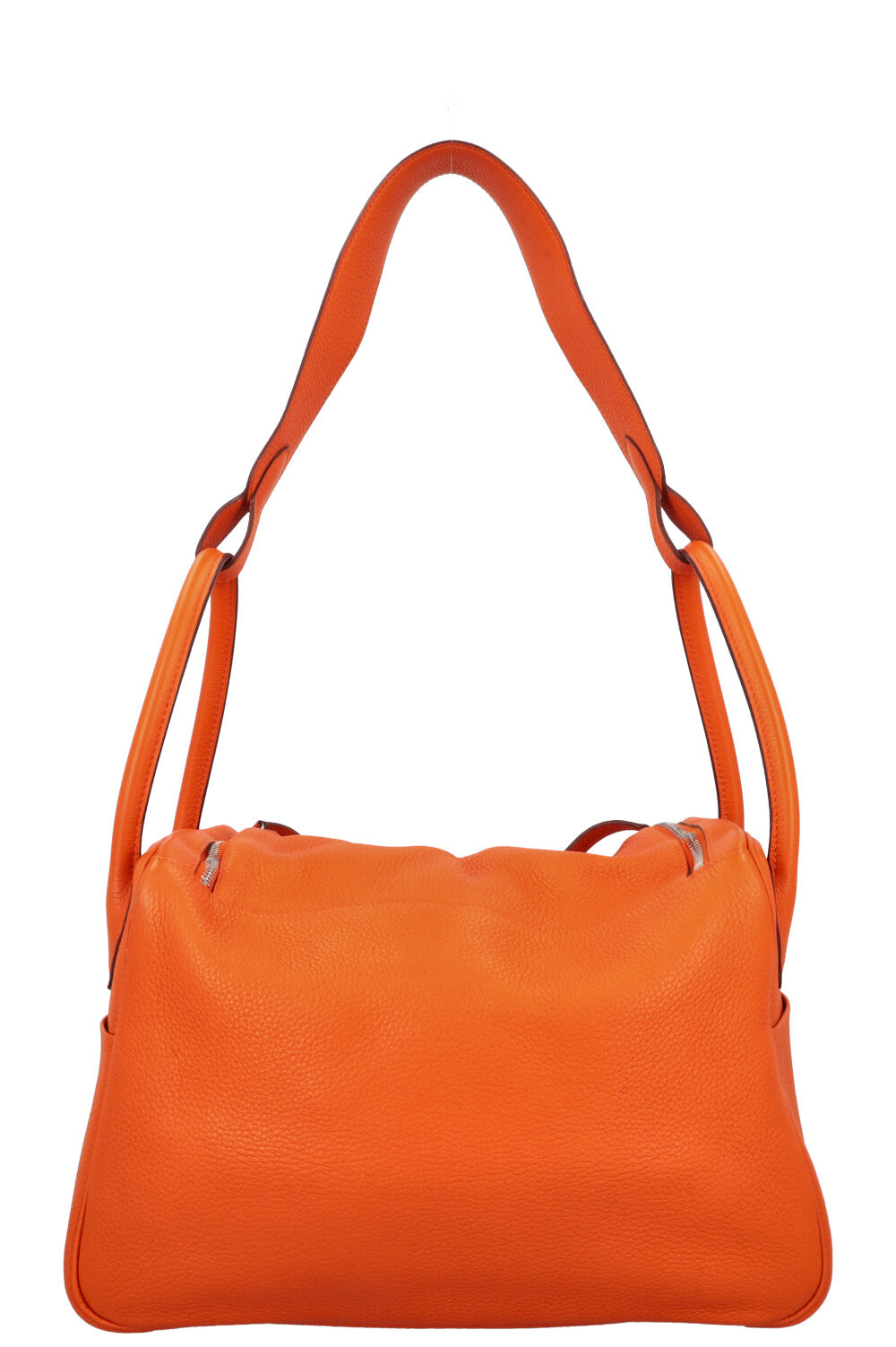 HERMÈS Lindy 34 Clemence Orange