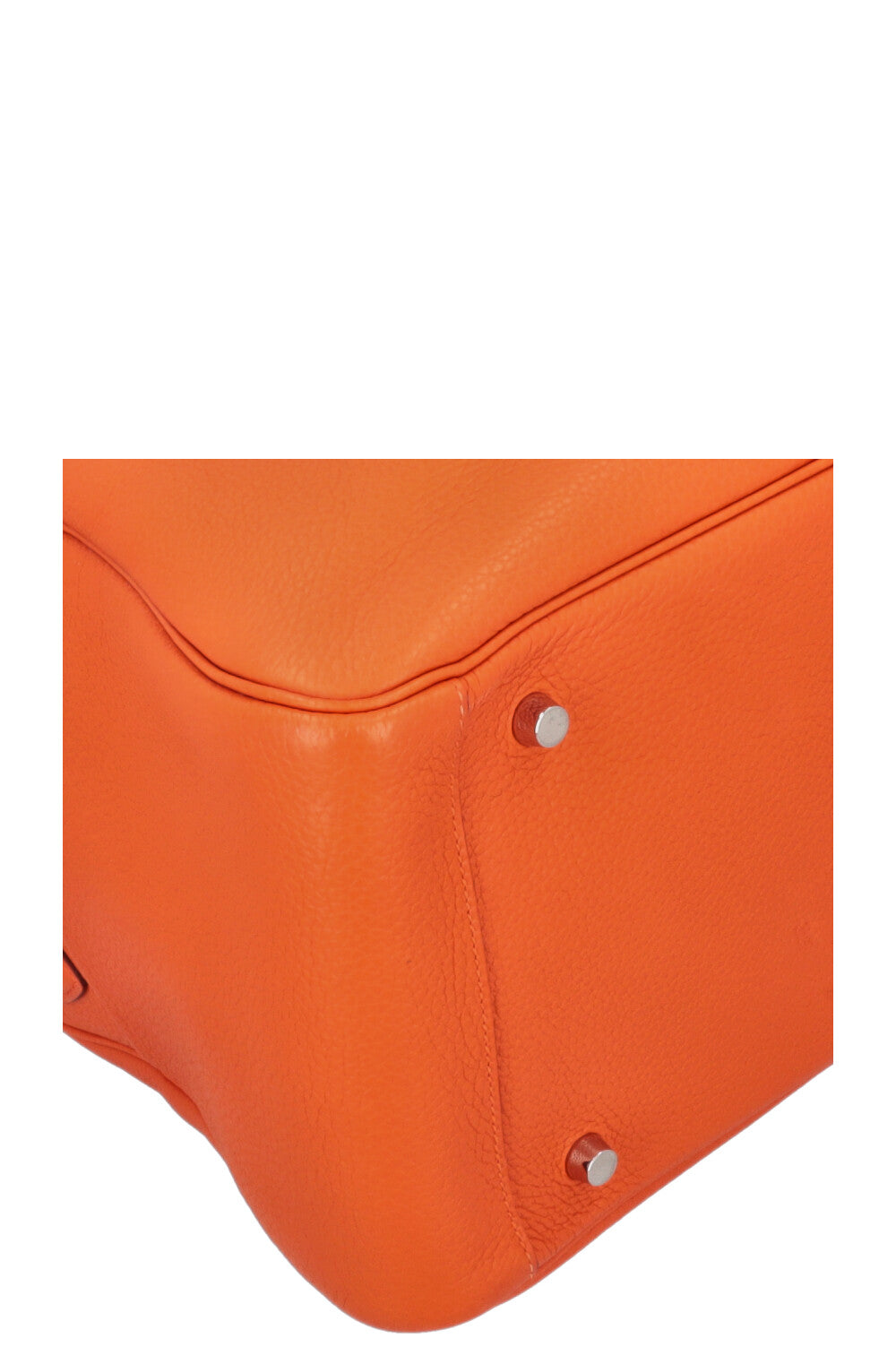 HERMÈS Lindy 34 Clemence Orange