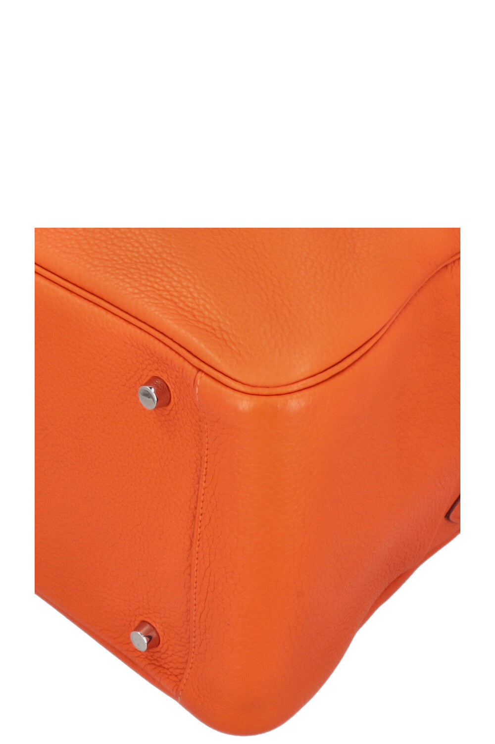 HERMÈS Lindy 34 Clemence Orange