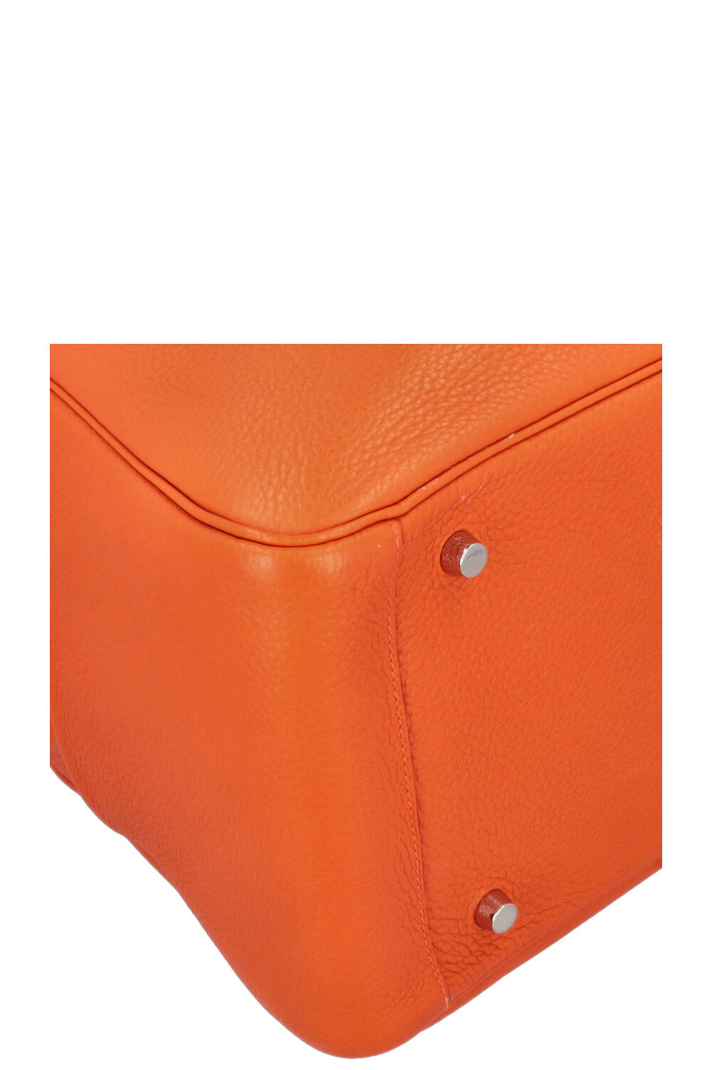 HERMÈS Lindy 34 Clemence Orange