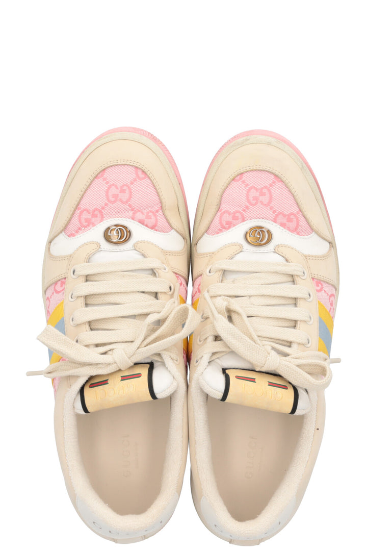 GUCCI GG Screener Sneakers Pink Ivory