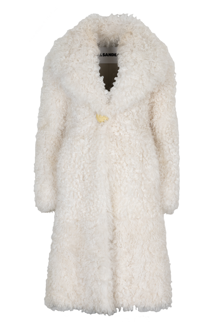 JIL SANDER Coat Shearling White