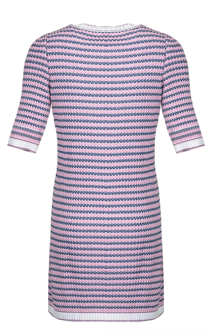 CHANEL CC Robe Coton Rose Bleu 2020