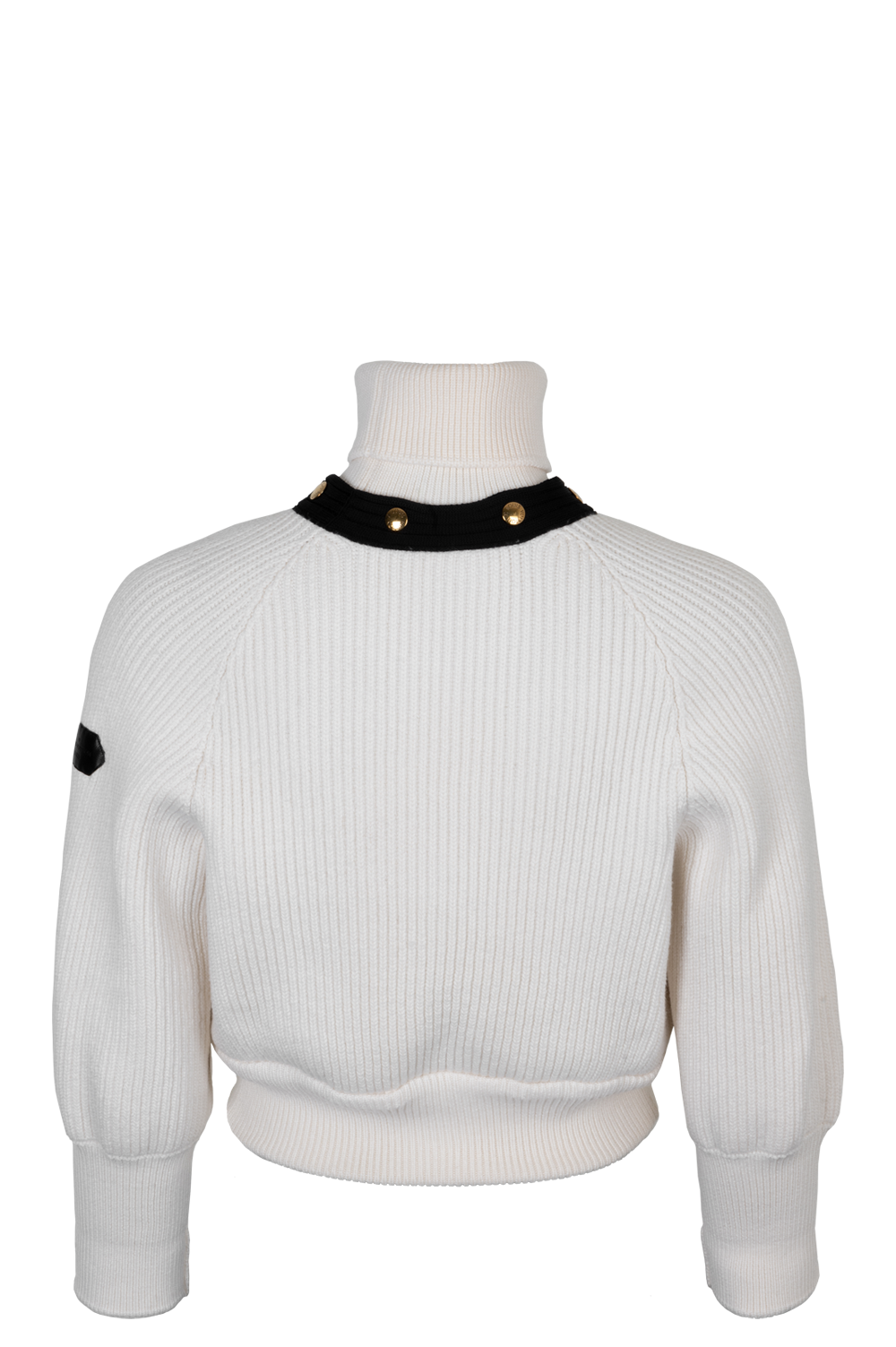 LOUIS VUITTON Knit Wool Ivory Black