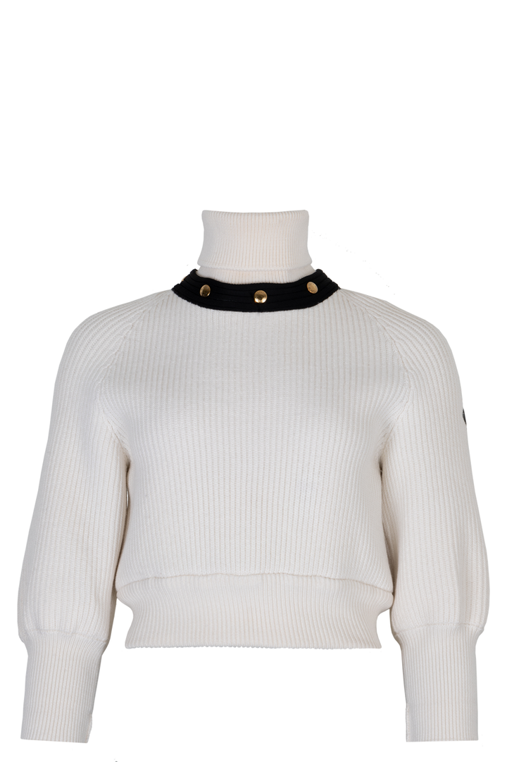 LOUIS VUITTON Knit Wool Ivory Black