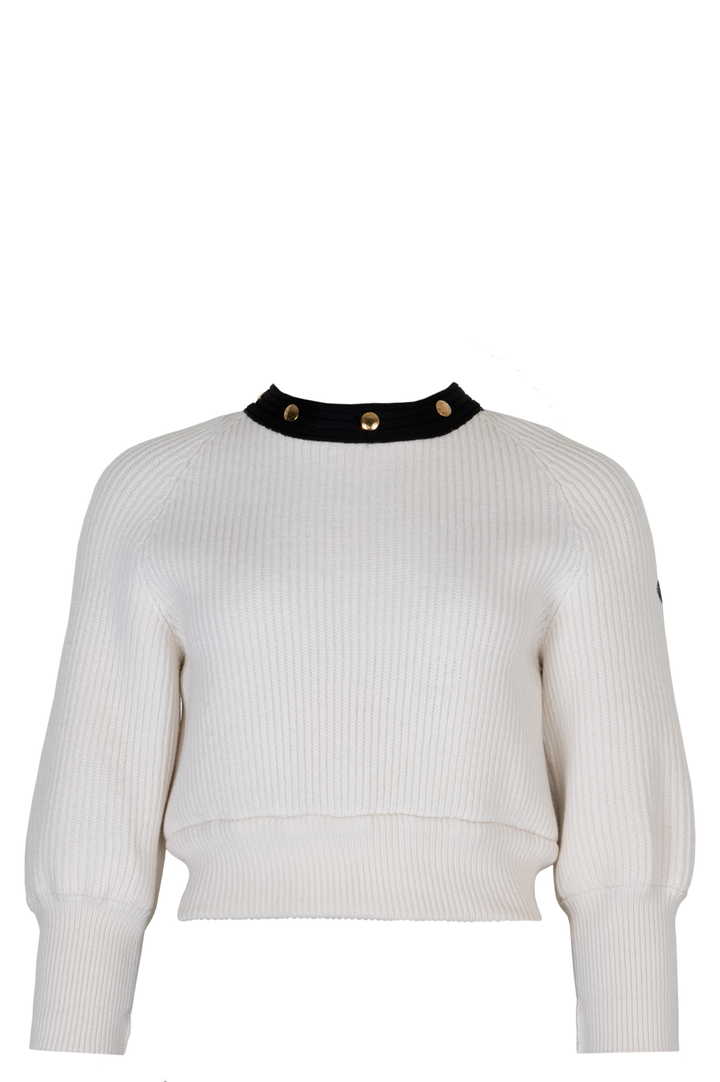 LOUIS VUITTON Knit Wool Ivory Black