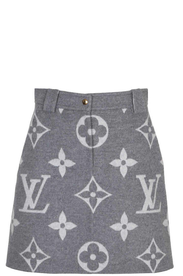 LOUIS VUITTON Skirt MNG Wool Grey