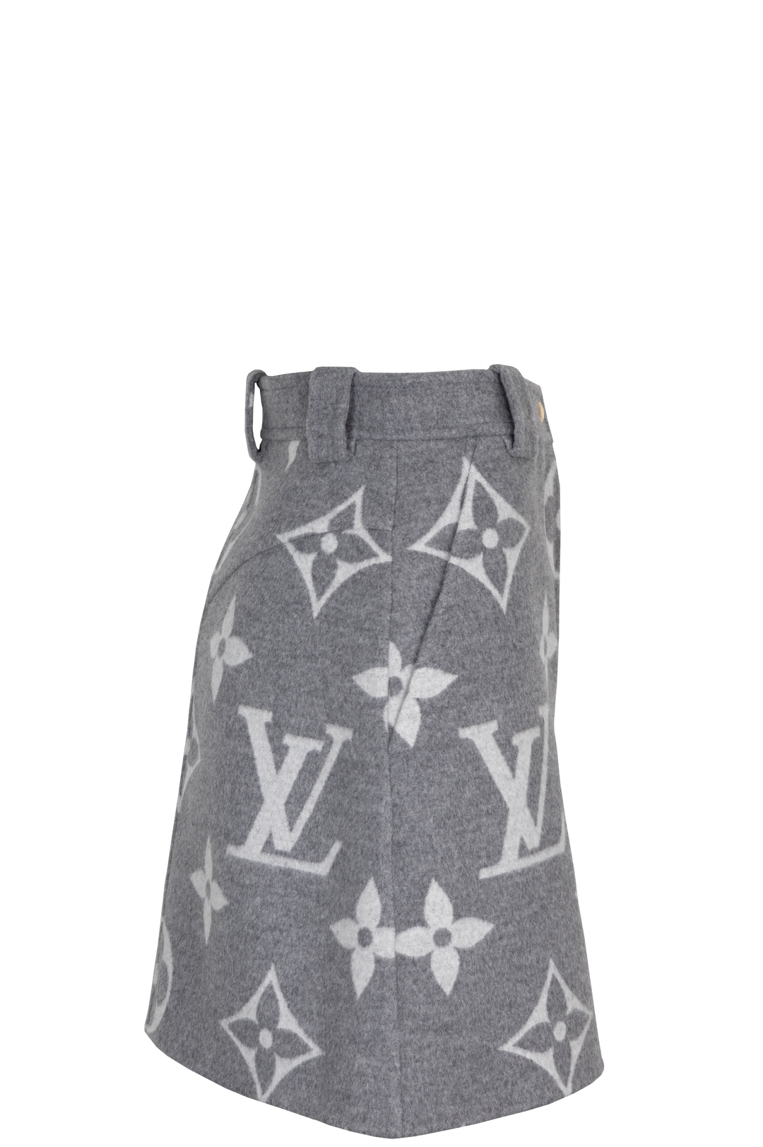 LOUIS VUITTON Skirt MNG Wool Grey