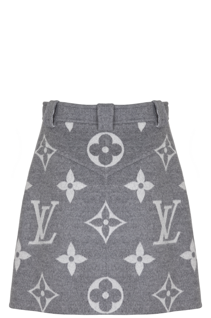 LOUIS VUITTON Skirt MNG Wool Grey