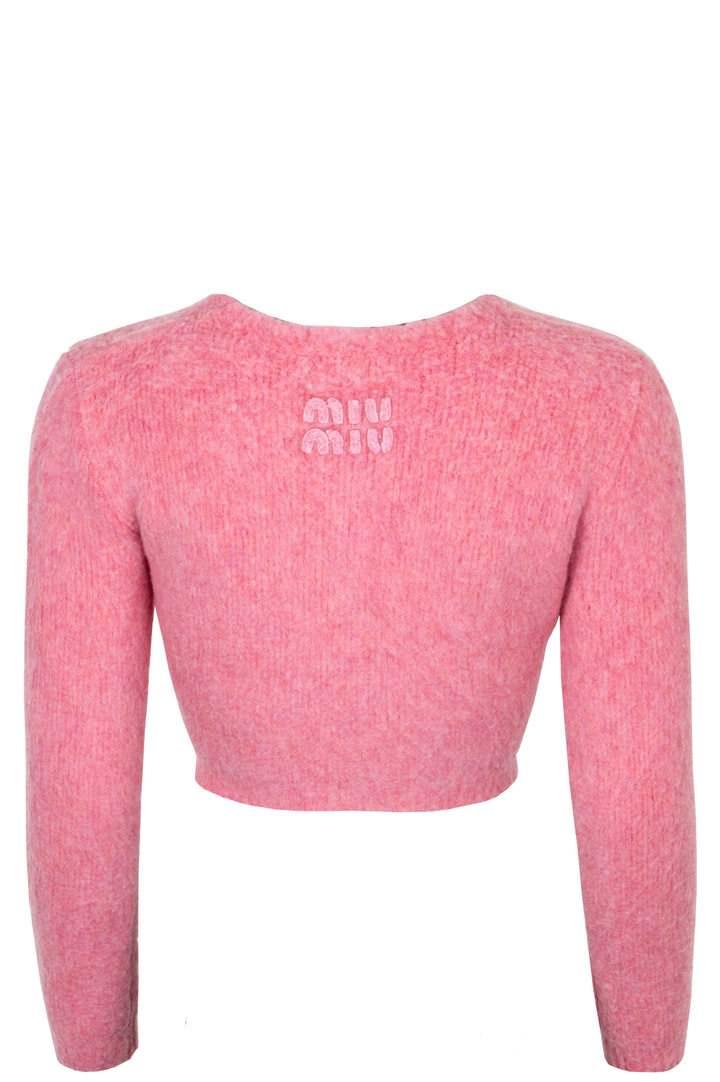 MIU MIU Cropped Knit Pink 2022