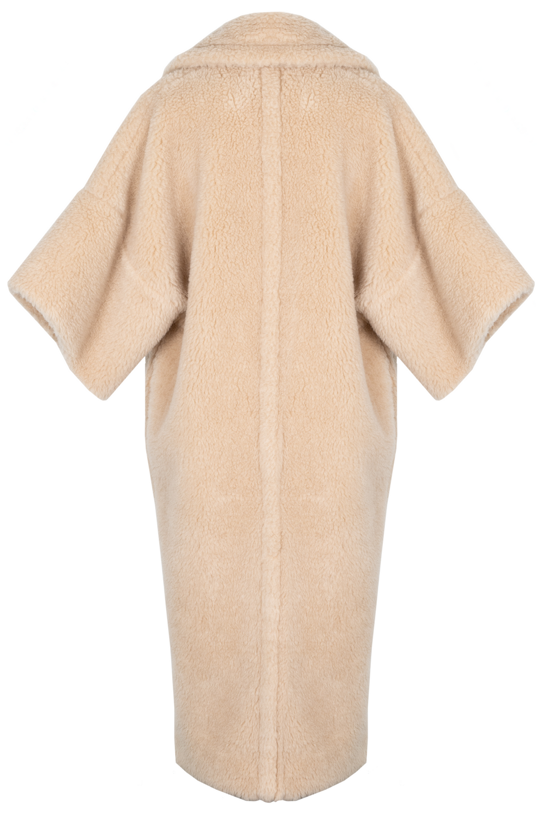 MAX MARA Short Sleeve Teddy Coat Beige