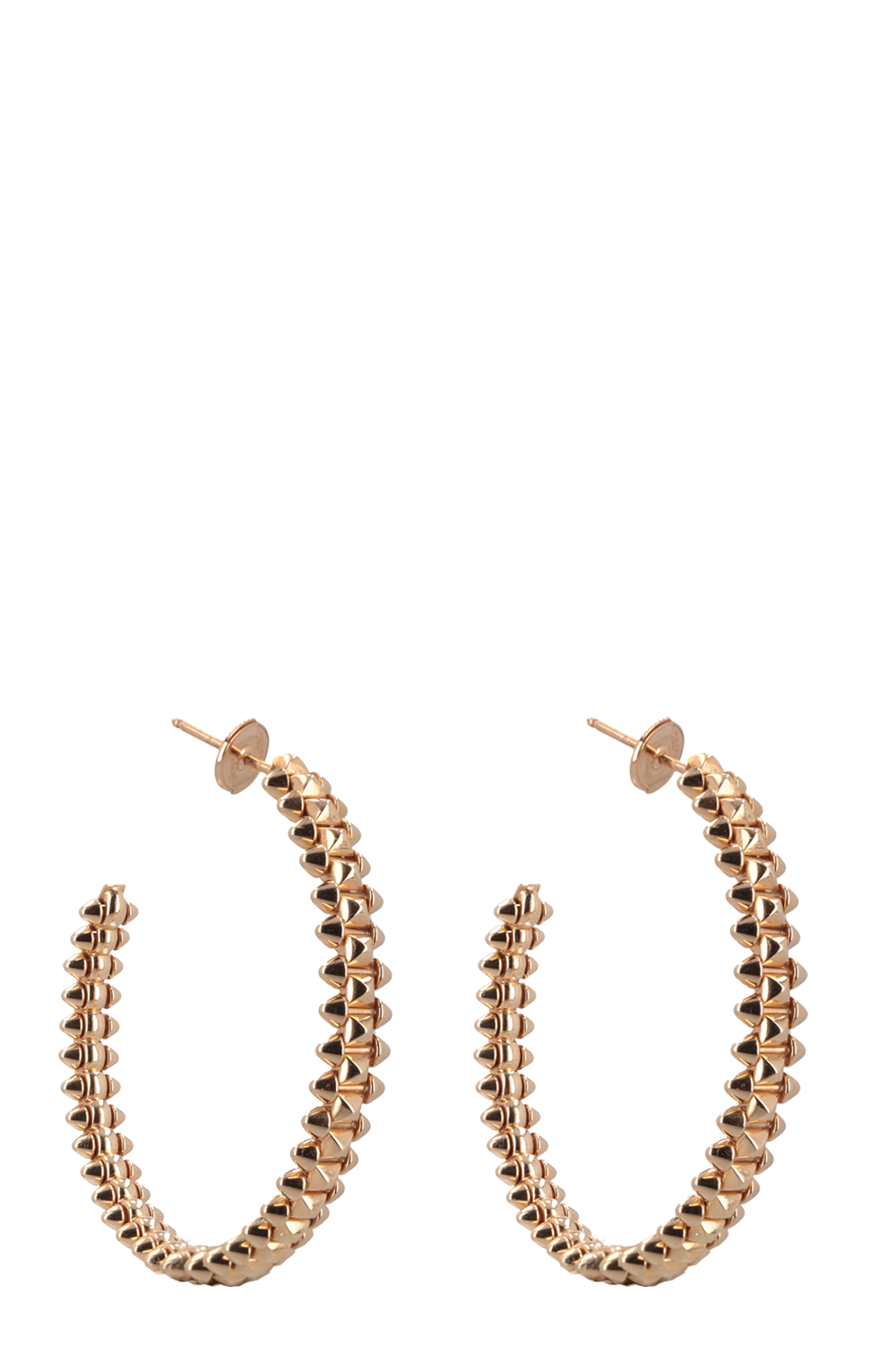 CARTIER Clash De Cartier Hoop Earrings Rose Gold