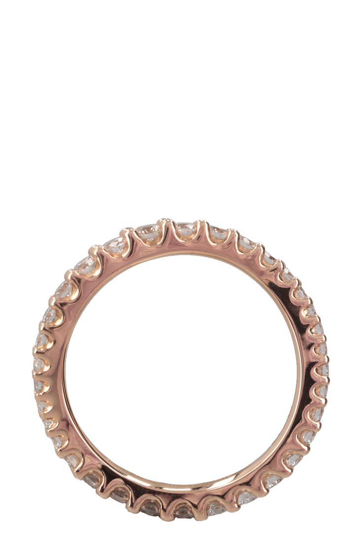 OLE LYNGGAARD Love Bands Ring Rose Gold Diamond