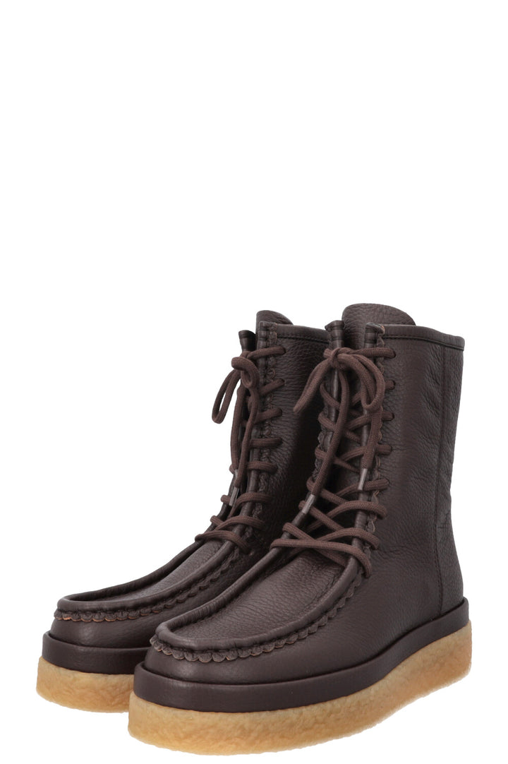 CHLOÉ Jamie Boots Leather Brown