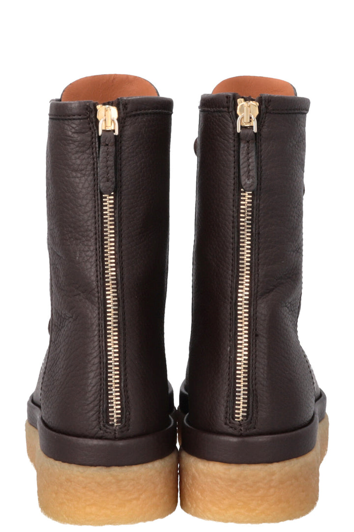 CHLOÉ Jamie Boots Leather Brown