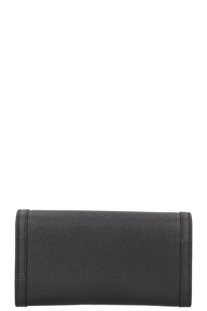 GUCCI Bamboo Long Wallet Black