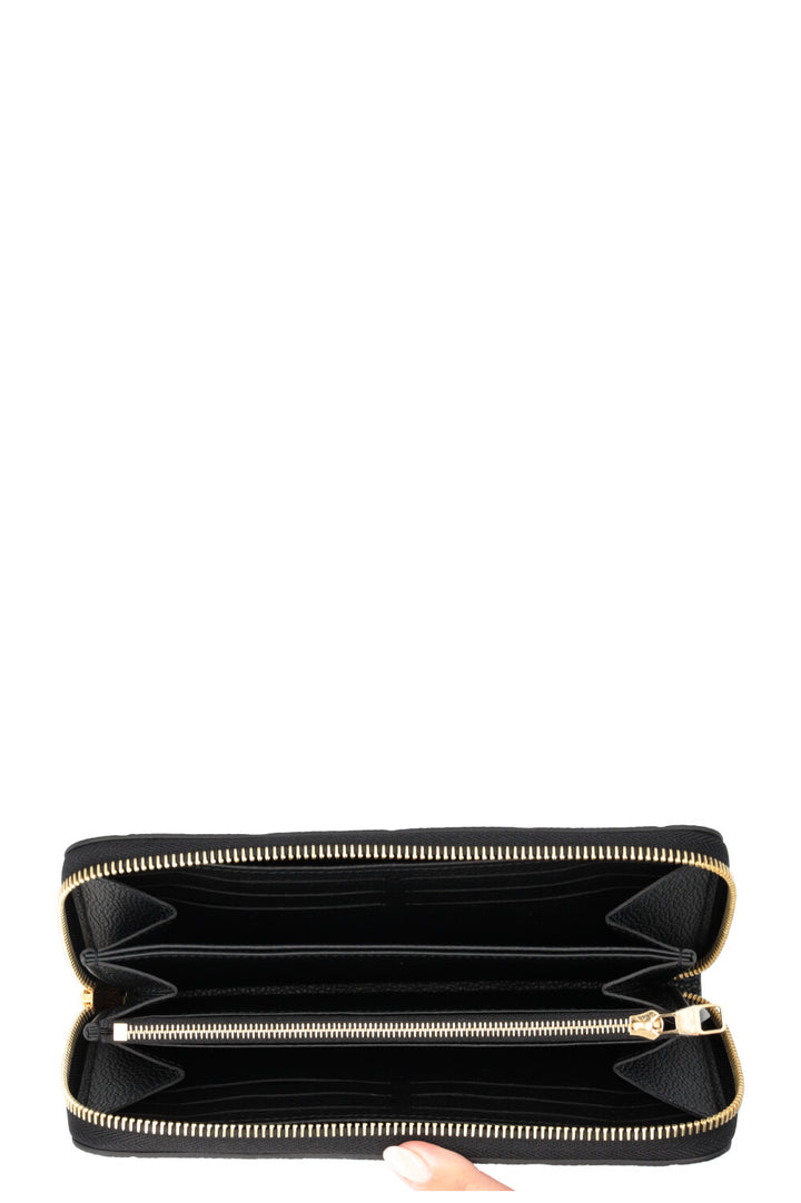 LOUIS VUITTON Zippy Wallet MNG Empreinte Black