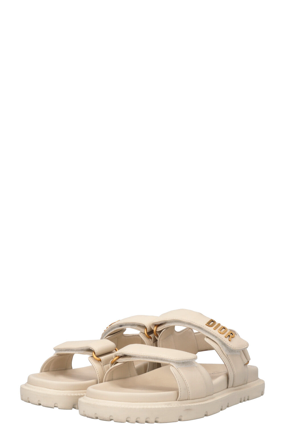 CHRISTIAN DIOR Dioract Sandals Ivory