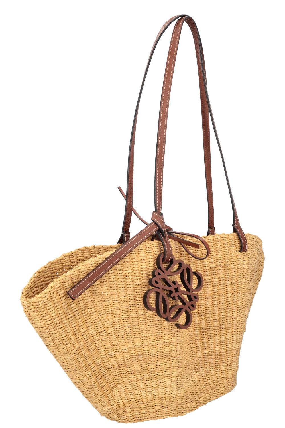 LOEWE Small Shell Bag Raffia