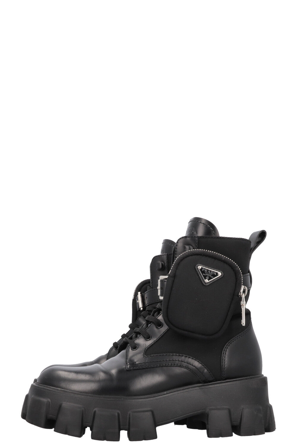 PRADA Monolith Re-Nylon Boots Black