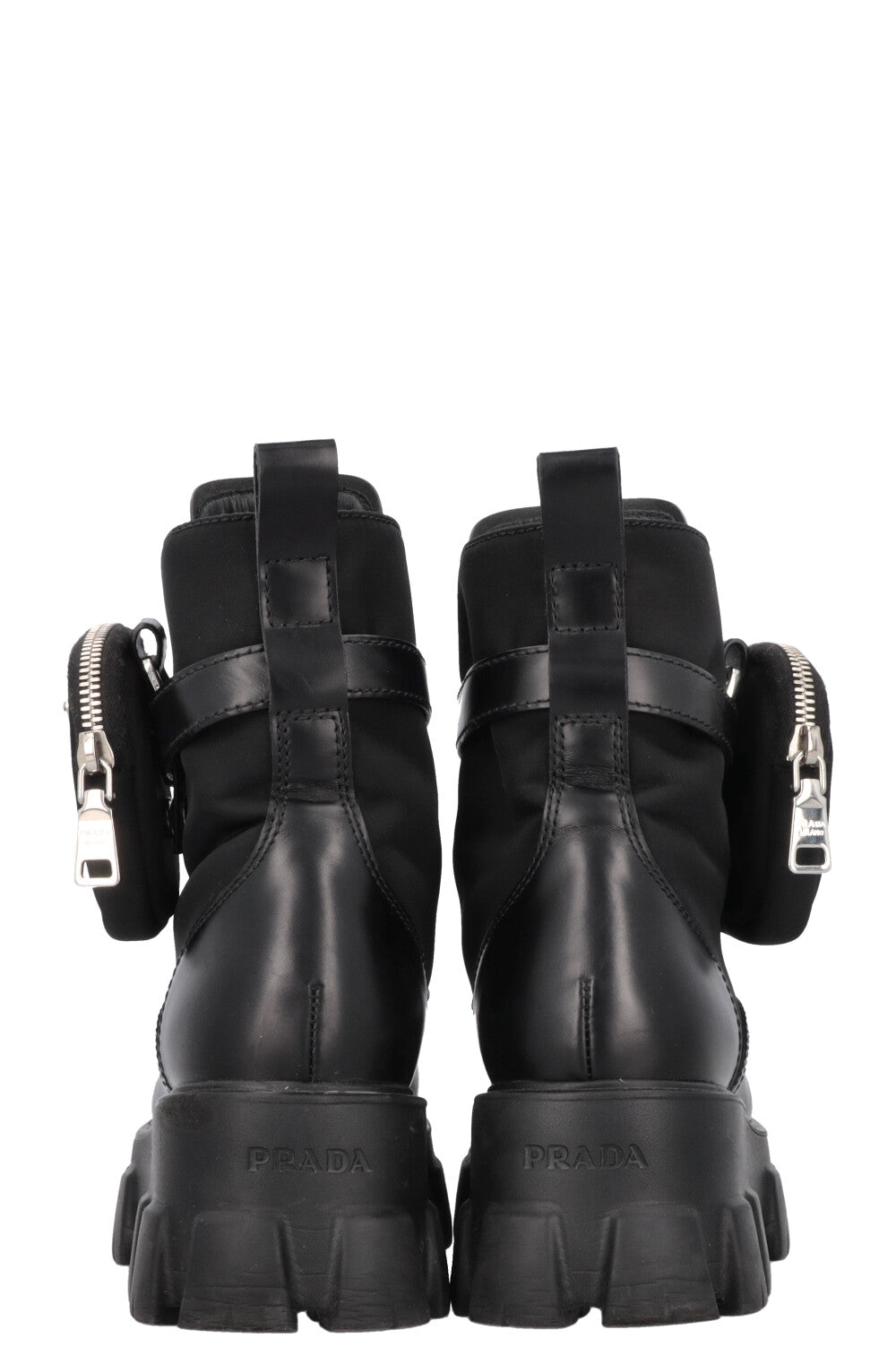 PRADA Monolith Re-Nylon Boots Black