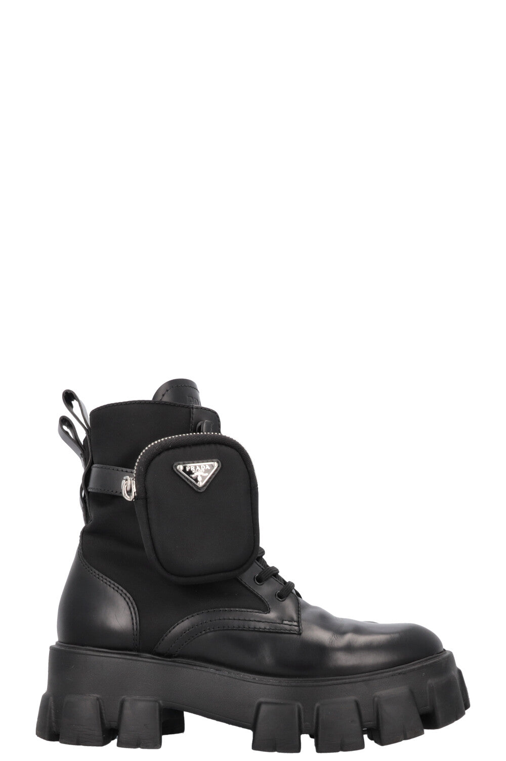 PRADA Monolith Re-Nylon Boots Black