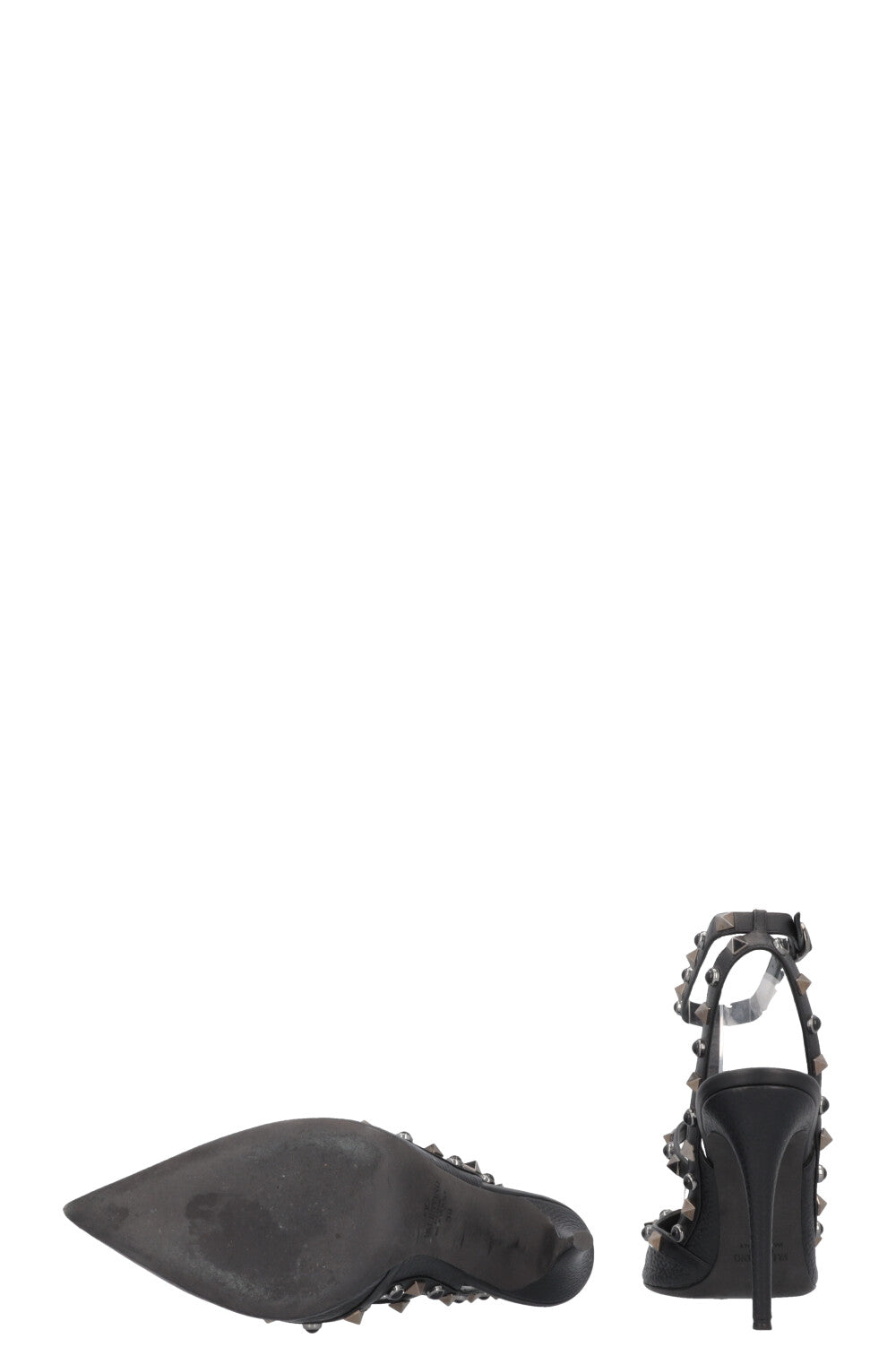 VALENTINO Rockstud Heels Leather Black