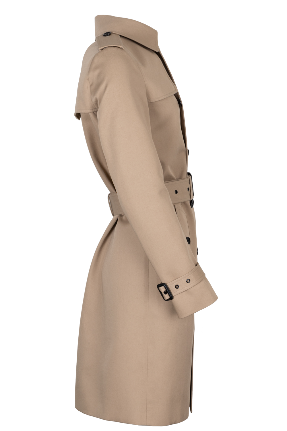 SAINT LAURENT Trench Coat Beige