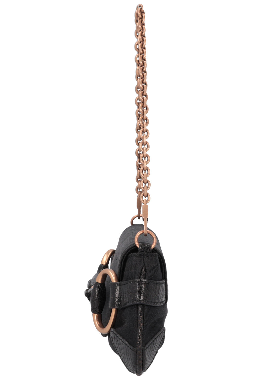 GUCCI Mini Horsebit Shoulder Bag Black