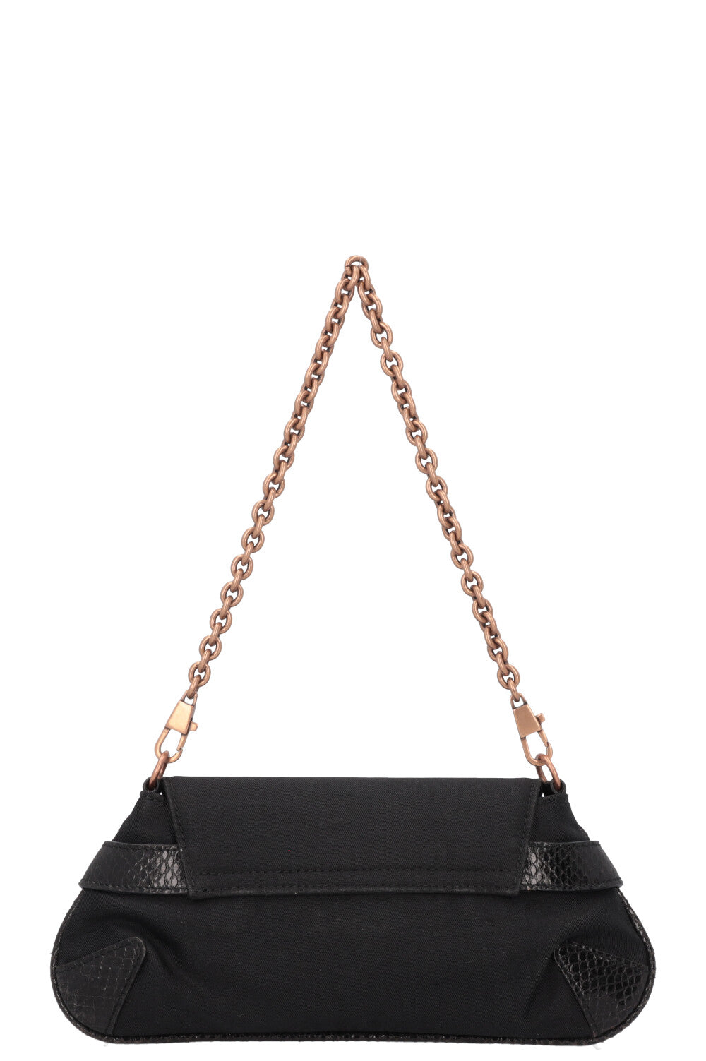 GUCCI Mini Horsebit Shoulder Bag Black