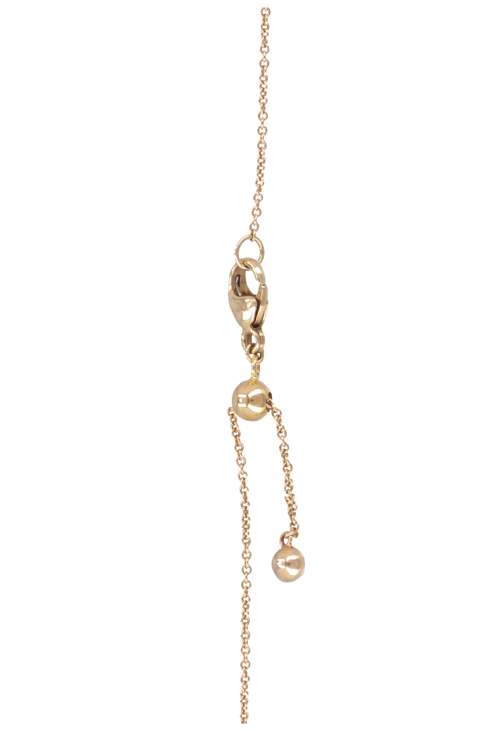 STONE AND STRAND Let It Slide Diamond Necklace 18k Yellow Gold