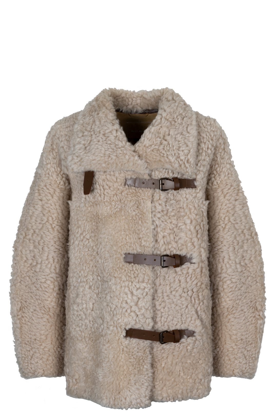 ISABEL MARANT Bealila Shearling Jacket Ivory