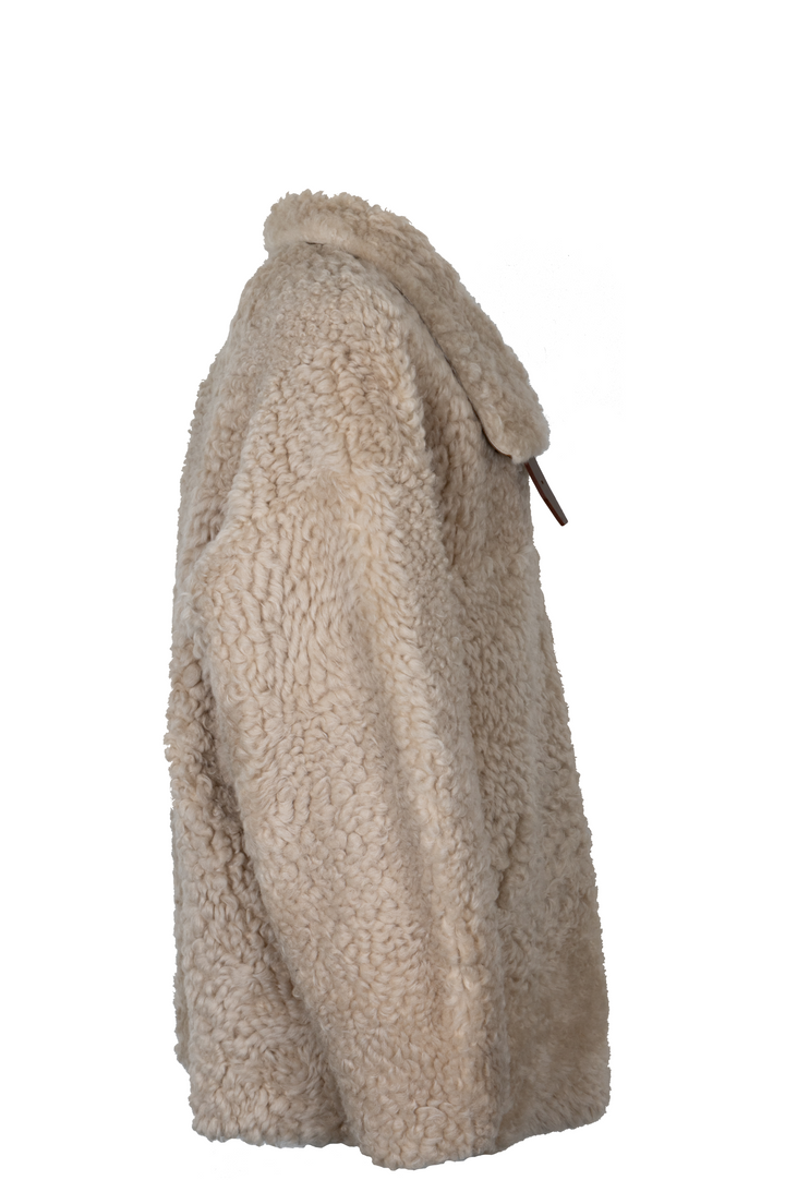 ISABEL MARANT Bealila Shearling Jacket Ivory