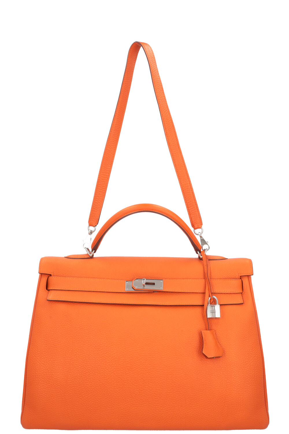 HERMÈS Kelly 40 Orange Togo